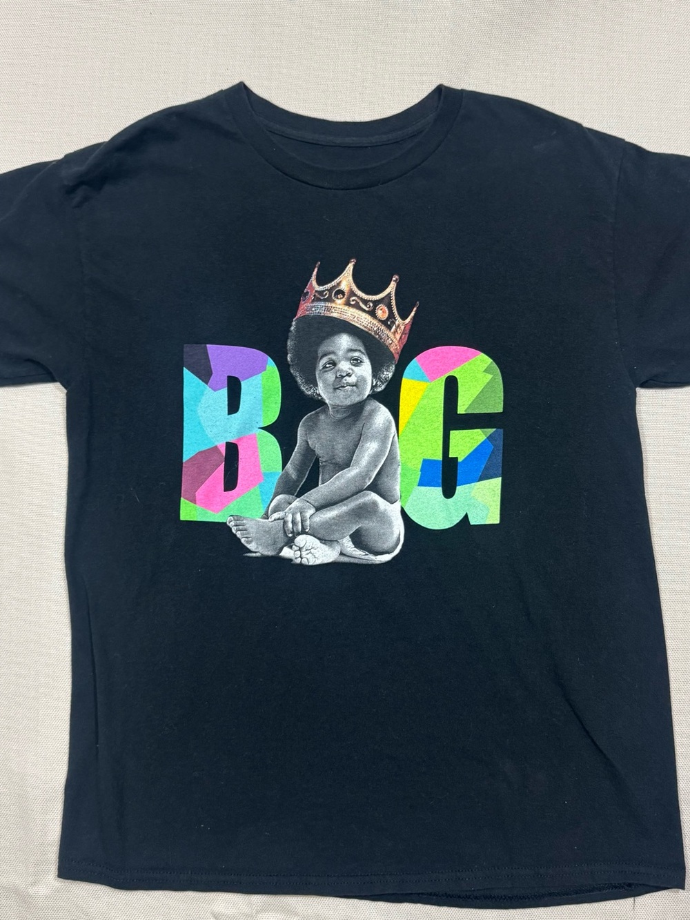 Notorious  'BIG' Crown Baby Graphic Tee Size Large